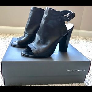 Vince Camuto Vamelia Open Toe Booties